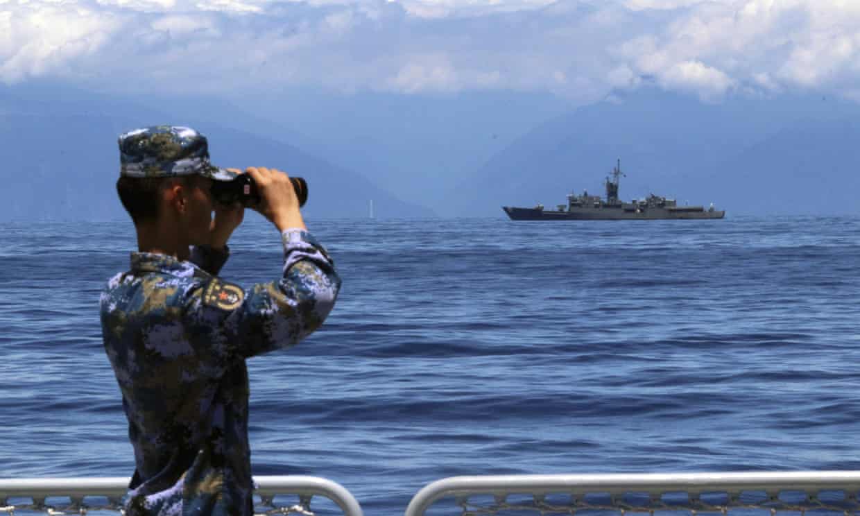 Taiwan says China used 66 planes and 14 warships in Sunday’s drills (theguardian.com)