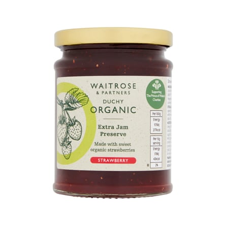 Duchy Organic Strawberry Extra Jam Preserve 340g