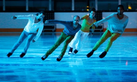 Tired of dressing up as Pinocchio … contemporary ice dance group Le Patin Libre.