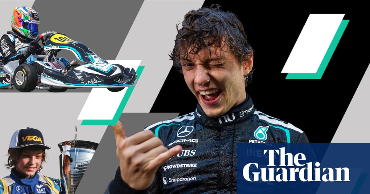 ‘A different kid’: from karting to F1 champion-elect, Antonelli’s ability has always stood out