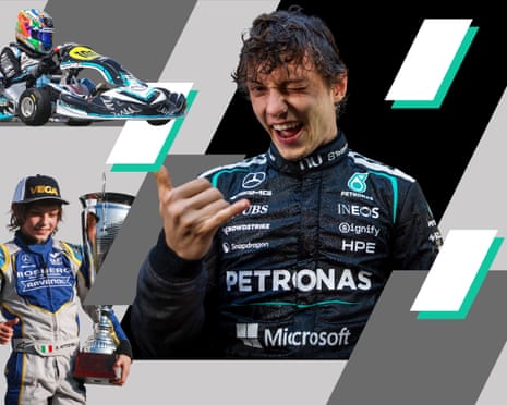 Kimi Antonelli, then and now