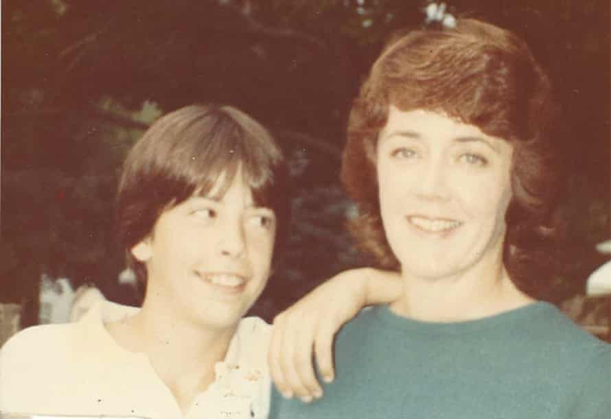 Virginia Grohl with Dave as a young boy