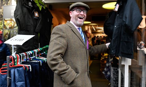 Paul Nuttall out campaigning in Whitehaven.