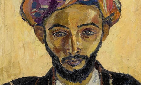 Detail from Arab in Black by Irma Stern, oil on canvas, 1939. 