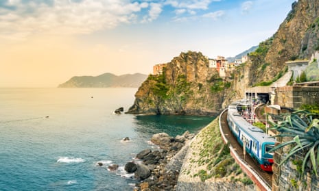The coast-hugging Cinque Terre Express.