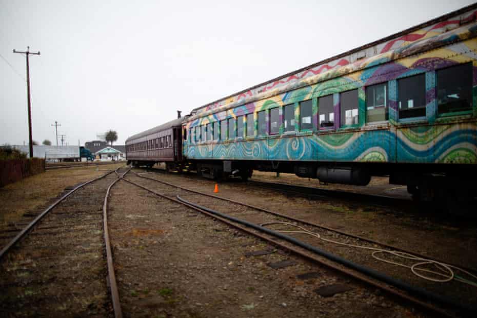 The California tourist town that’s running out of water: ‘It’s a shock’ | Climate crisis in the American west 3 The Skunk Train, a historic railway that’s been proposed as a transport system for water.