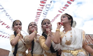 Dancers from the Saathvika Dance Company at The Platinum Mela