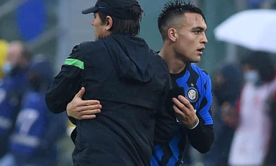 Lautaro Martínez’s withdrawal raised questions about Conte’s game management.