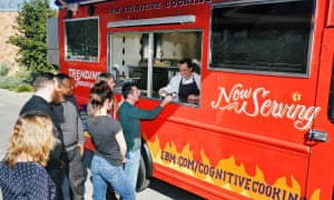 A food truck serving recipes dreamed up by IBM’s Watson supercomputer.