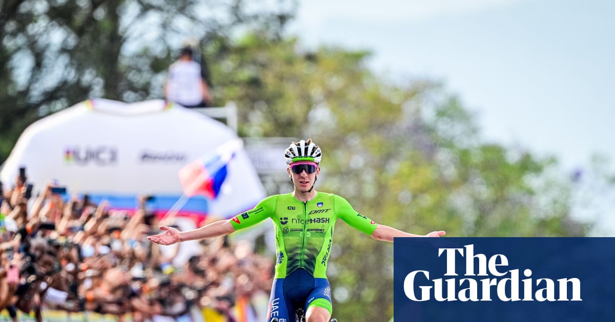 Unstoppable Tadej Pogacar defends men’s road race world title in Rwanda
