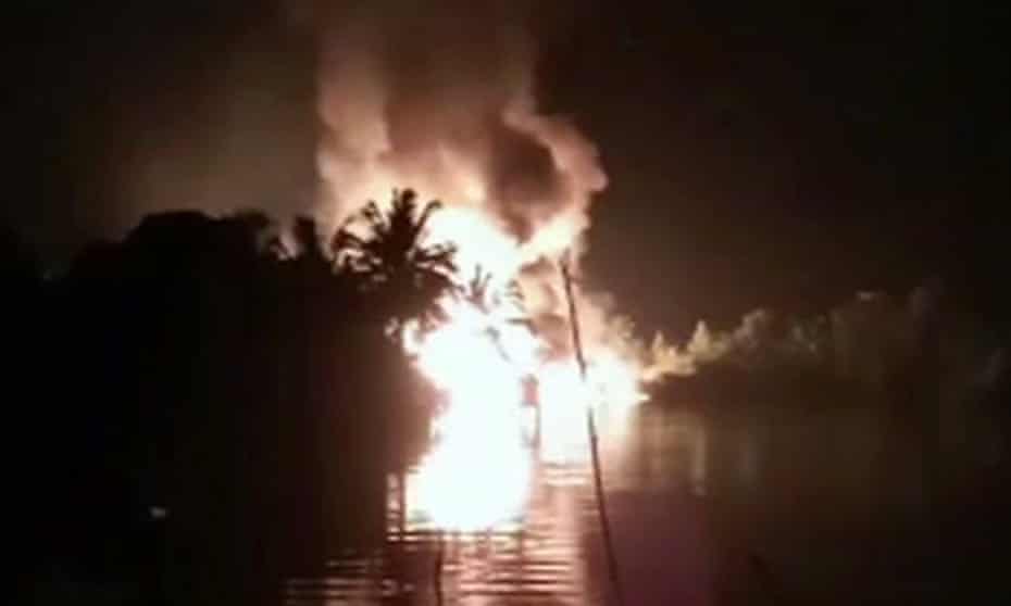 More than 50 people are missing a leaking oil pipeline exploded in Nembe, Nigeria. 