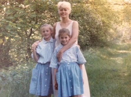 Christine with Jody and Caroline in the 1980s.