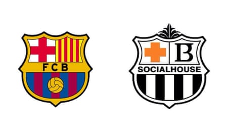 Barcelona and Brown's Socialhouse logos