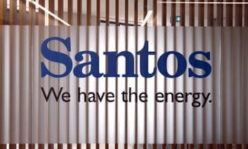 Logo of Australian oil and gas producer Santos Ltd 