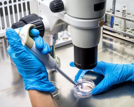 Científicos trabajando en un laboratorio