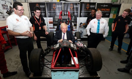Boris Johnson visits The Industry Centre at the University of Sunderland. The university’s vice-chancellor has asked for clarity on the measures the institution must take.