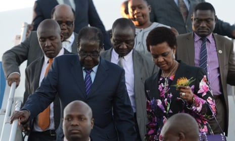 Robert and Grace Mugabe arrived at the G20 leaders’ summit in Turkey on 14 November.