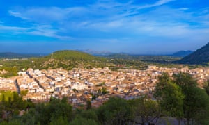 Hill view over Pollença.