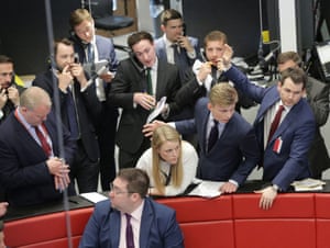 Traders and clerks on the floor of the London Metal Exchange, London, back in May 2016.