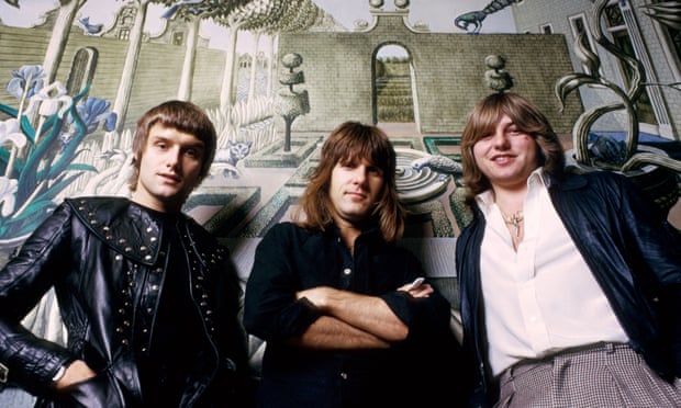 Emerson, Lake &amp; Palmer in the 70s: Carl Palmer, Keith Emerson and Greg Lake.