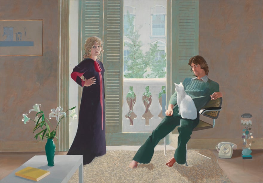 Gold hair against green blinds … Mr and Mrs Clark and Percy.
