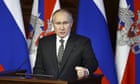 Putin warns of possible military response over 'aggressive' Nato