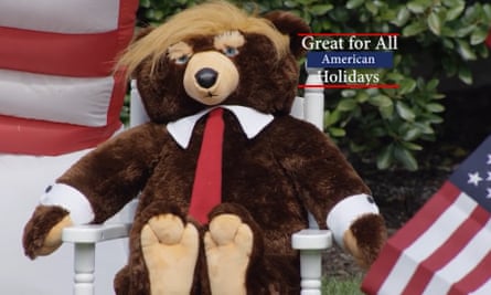 Trumpy Bear advertisement running on Fox News and other US conservative news channels.