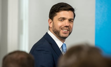 Stephen Crabb announces his candidacy for the Tory leadership at a press conference in London