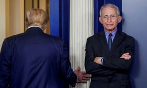Anthony Fauci, right.