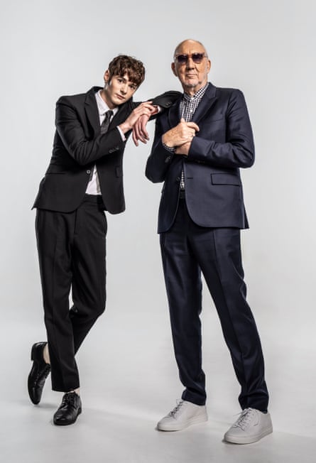 Paris Fitzpatrick, who plays Jimmy, and Pete Townshend.