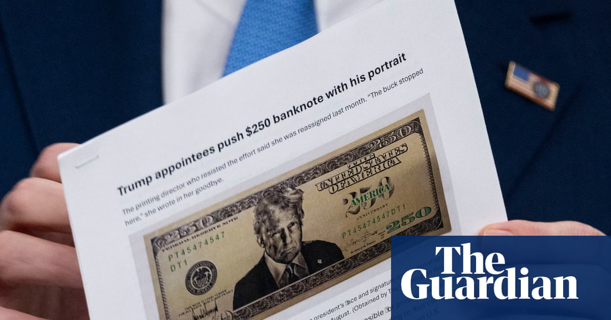 Trump news at a glance: president really wants his face on US money before he’s dead