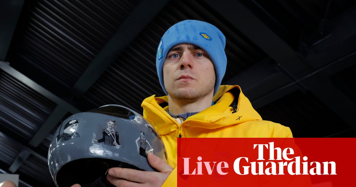 Winter Olympics 2026: Ukrainian athlete kicked out of skeleton over helmet tribute, Brignone wins womenβs Super G β live