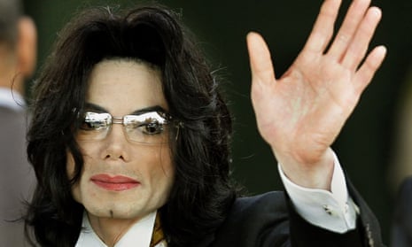 Michael Jackson arrives at court for his trial in Santa Maria, California, in June 2005
