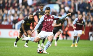 Anwar El Ghazi makes no mistake from the spot.