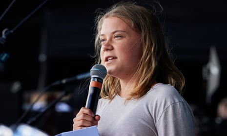 Greta Thunberg makes surprise appearance at Glastonbury festival, Greta  Thunberg