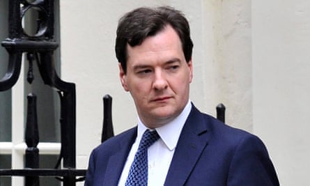 George Osborne in Downing Street in 2012