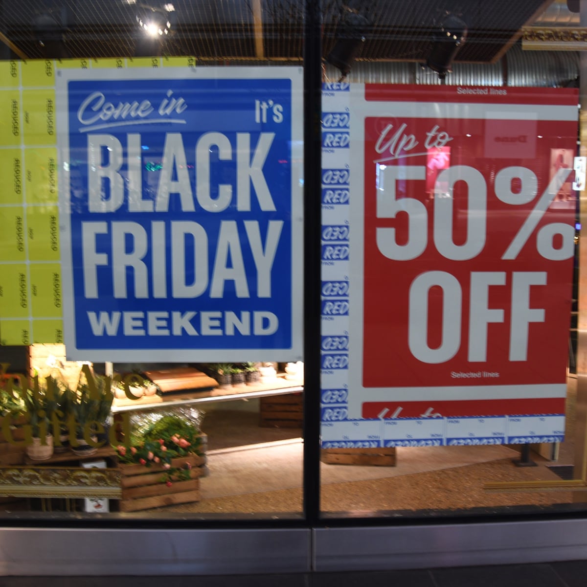 shoppers go to town as uk rings in biggest ever black friday sales day black friday the guardian