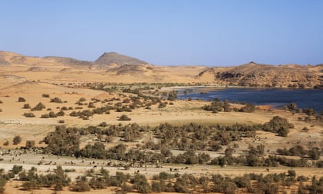 Lake Nasser in Dakka, Egypt.