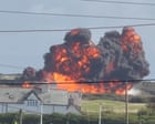 RAF jet crashes and explodes in Anglesey moments after pilots eject