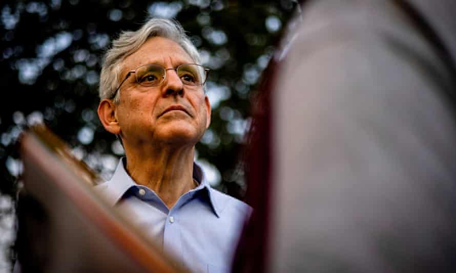 US attorney general Merrick Garland.