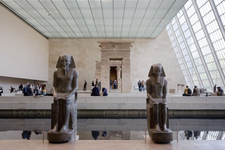 Egyptian art at the Metropolitan Museum of Art in New York City.