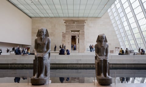 Temple of Dendur Egyptian art at the Sackler Wing of the Metropolitan Museum of Art in New York City.