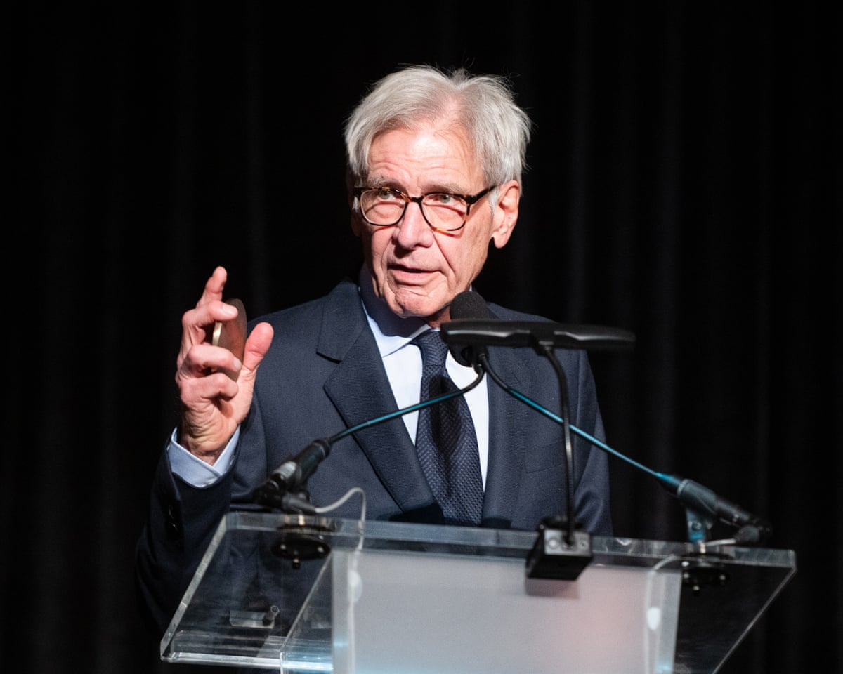 Harrison Ford says Trump's assault on climate policy 'scares the shit out of me' | Climate crisis | The Guardian