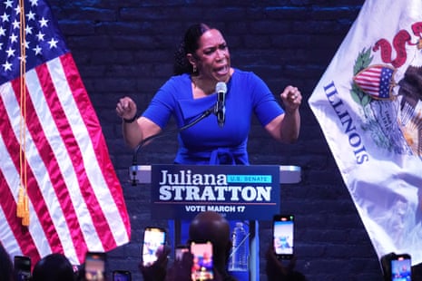 Super Pac Fairshake has made nearly $10m against Illinois Senate Democratic primary winner Juliana Stratton