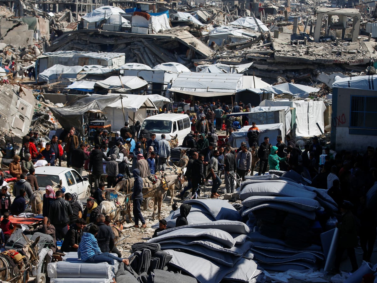 Israeli block on aid raises health fears for Gaza's undernourished population | Israel-Gaza war | The Guardian