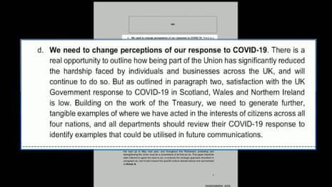 Extract from Cabinet Office document