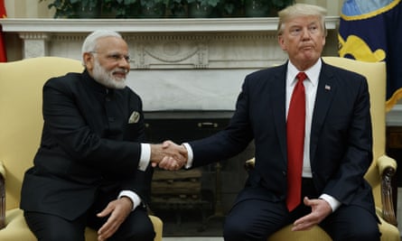 Trump and Modi at the White House.