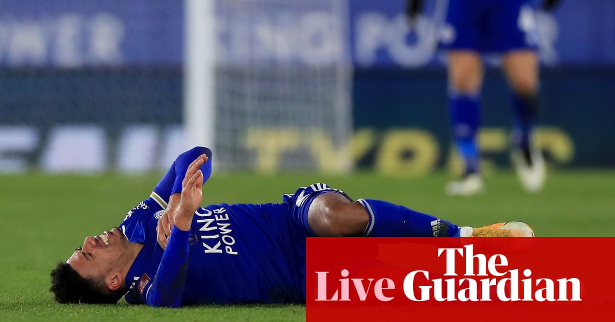 Leicesters Justin out for the season: weekend football countdown – live!
