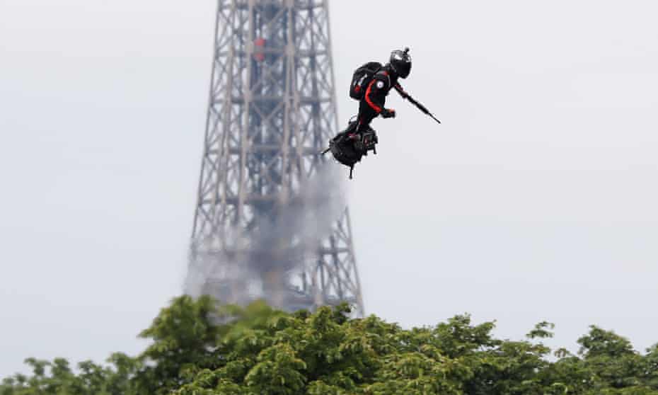 Flyboard Inventor Poised For Crazy Channel Crossing France The Guardian