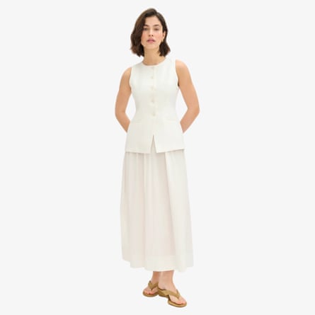 Aligne Harley sleeveless waistcoat dress.